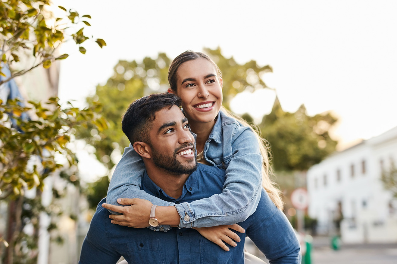 Happy couple